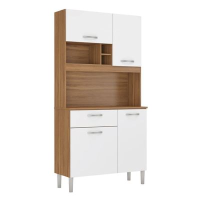 Armário de Cozinha Malta com 4 Portas e 1 Gaveta Amendola