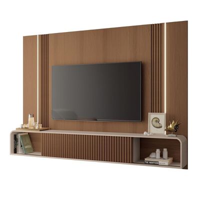 Painel Home Suspenso Empire TV até 85 Polegadas Castanho