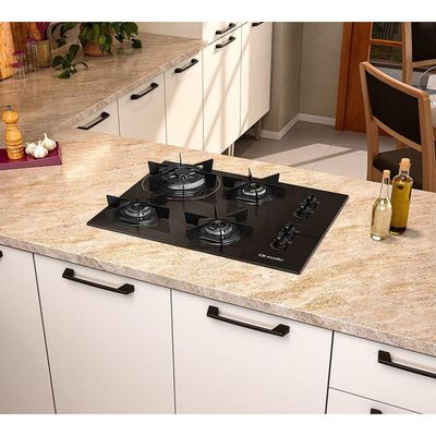 Cooktop Mueller 4 Bocas Com Queimador Tripla Chama MCG4BC Bivolt