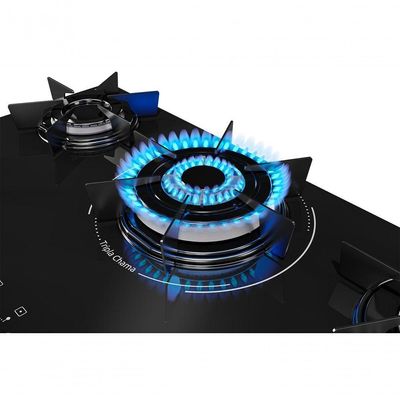 Cooktop Mueller 5 Bocas Com Queimador Tripla Chama MCG5BC Bivolt
