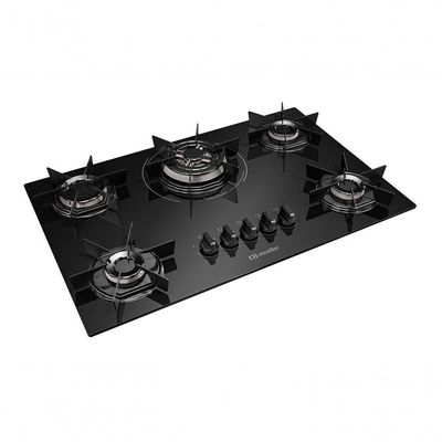 Cooktop Mueller 5 Bocas Com Queimador Tripla Chama MCG5BC Bivolt