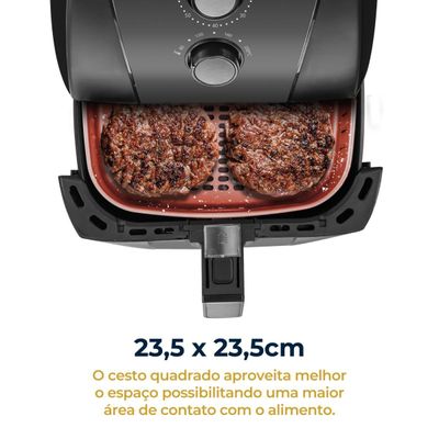 Air Fryer Britânia 5,5L Antiaderente Redstone 1500W BFR50 127V