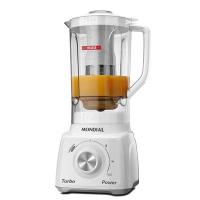 Liquidificador Mondial Turbo Power L-99-wg Liquidificador-127v-branco/cinza 110V