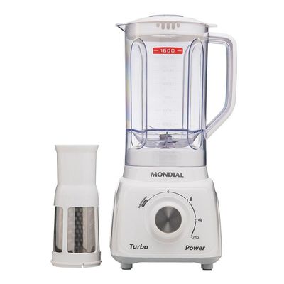 Liquidificador Mondial Turbo Power L-99-wg Liquidificador-127v-branco/cinza 110V