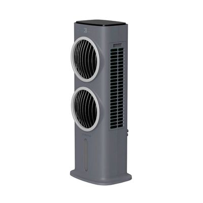 Climatizador de Ar Spirit Turbo 95cm 90W com Controle Remoto Display LED Timer de até 9 horas 10 Litros Cinza / 110V
