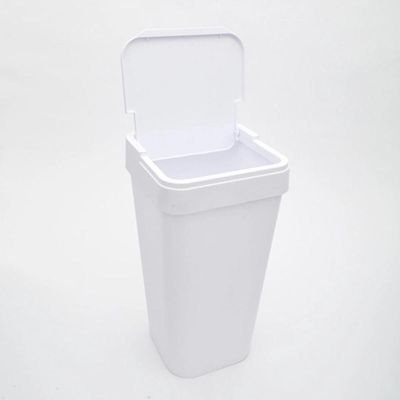 Lixeira 15 Litros para Cozinha ou Banheiro Cesto de Lixo Plástico Izzy OU Branco