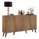 Aparador Buffet Retrô Multimóveis 4 Portas Rustic/preto