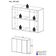 Aparador 3 Portas Suspenso Veneza Mp1008 Branco