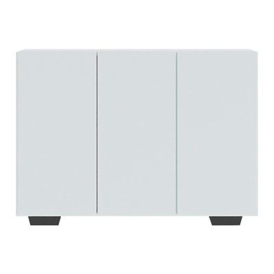 Aparador 3 Portas Mp1010 Branco/Preto