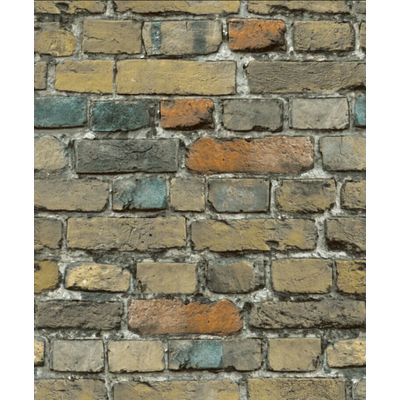 Papel de Parede Modern Maison Tijolos MM347703 - Rolo: 10m x 0,52m