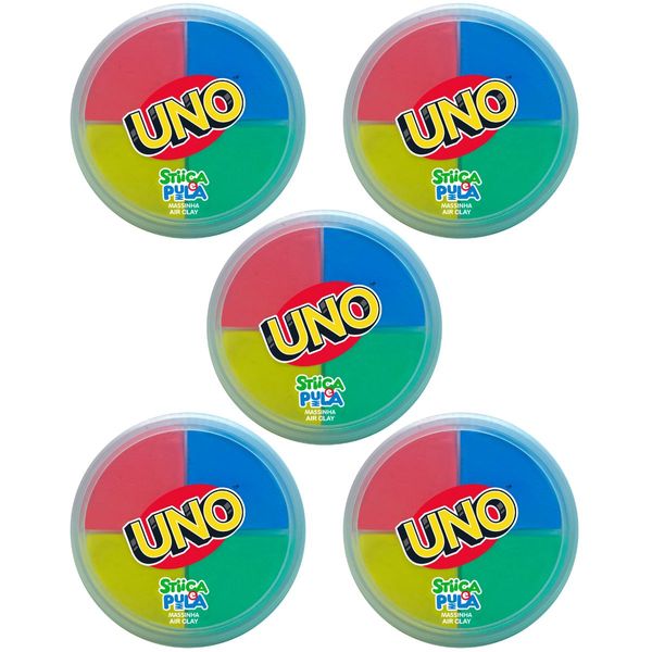 5X STIICA E PULA MASSINHA AIR CLAY 20g UNO