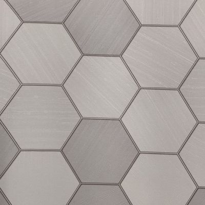 Papel de Parede Metropolis 3 Geométrico Cinza MT300101R