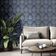 Papel de Parede Thema Damask Azul 28809