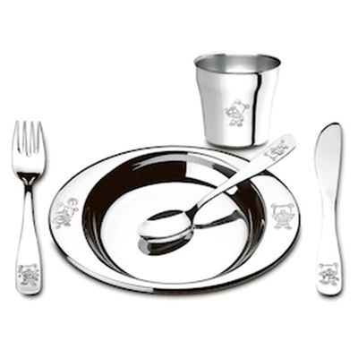 Utensílios Brinox Friends Club em Aço Inox 5 Peças n/a