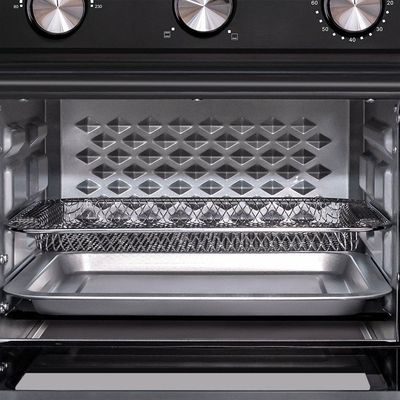 Forno Elétrico De Bancada 22 Litros Air Fryer Preto Fogatti 220V
