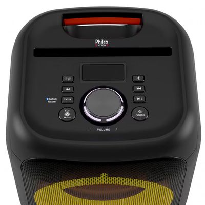 Caixa de Som Amplificada Philco - 380W Preto / Bivolt