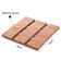 Kit 4 Descansos para Panelas em Madeira Essence 18x18cm Suportes para Panelas e Travessas Quentes