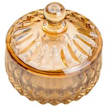Potiche Decorativo Wolff Louise em Cristal - 11,5 cm