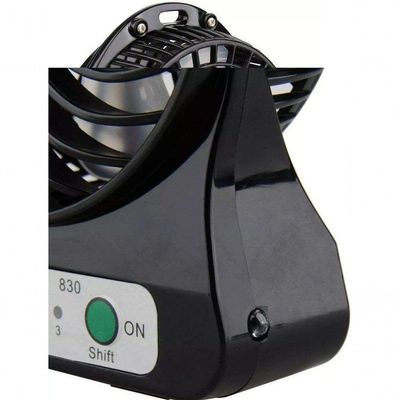 Mini Ventilador Portatil C/ Bateria Recarregável 3 Velocidades Preto