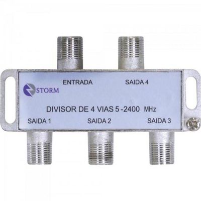 Divisor Satélite 1-4 5-2400 Mhz Storm - Pct - 10