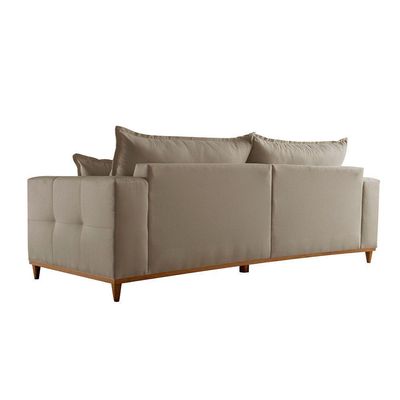 Sofá Matrix 02 Módulos De 100cm B25cm Meu Sofá Online B002 Veludo Capuccino