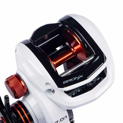 Carretilha para Pesca Maruri BRONX BRANCA 11R carretel Fundo - Esquerda