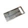 Ralo Grelha e Castilho de Aço Galvanizado Chapa 2mm 20x50cm