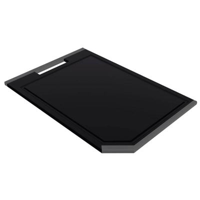 Tábua de Corte Tramontina Proteção Antimicrobiana Churrasco Black 43x30cm Polipropileno Preto