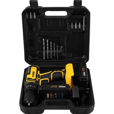 Parafusadeira Furadeira a Bateria Bivolt Vonder 20V PFV020I com Impacto Carregador