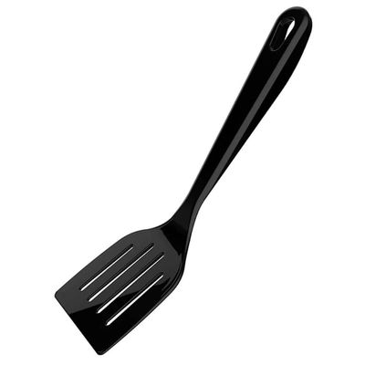 Kit 12 Espátulas Culinárias de Nylon 31,5cm Pretas Crippa Lanchonete Restaurante