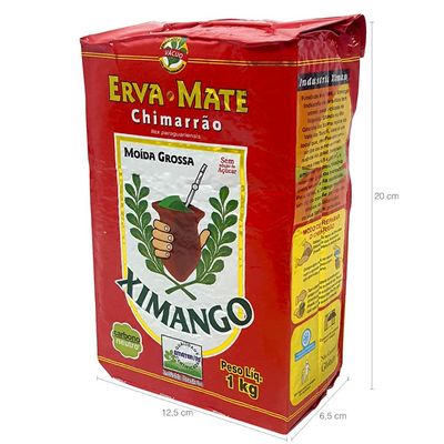 Erva-Mate De Chimarrão Moída Grossa 1kg Ximango Á Vácuo
