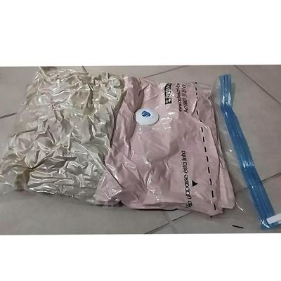 1 Saco a Vácuo para Roupas Vac Bag Grande 55x90cm Ordene Impermeável