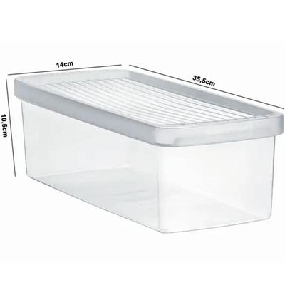 2 Caixas Plásticas Guardar Sapatos 35 a 38 Ordene 4,2L Organizadores Closet