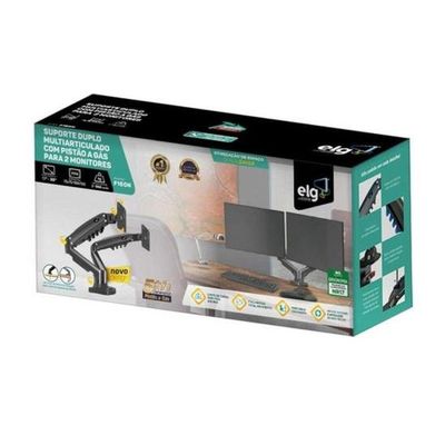 Suporte Para Monitor Articulado De Mesa 17-35" 2m Elg F160n