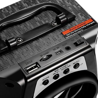 Caixa Som Portátil Bluetooth Mp3 Pen Drive Radio Fm Auxiliar