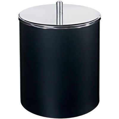 Lixeira com Tampa Inox 5,4 L Lixeira para Banheiro Cozinha Preto