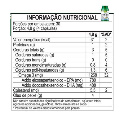 Kit 5 óleo De Peixe Fish Oil Unilife 120 Capsulas 1000mg