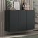 Aparador 3 Portas Suspenso Veneza Mp1008 Preto