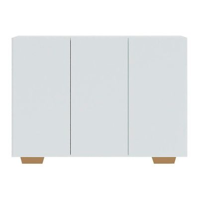 Aparador 3 Portas Mp1010 Branco/Natural