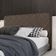 Cabeceira Cama Box King 1,93m Estofada Capri Veludo Marrom