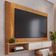 Painel Para Tv 65 Pol Bancada Suspensa Led Patmos C04 Freijó Off White Matte - Lyam Decor