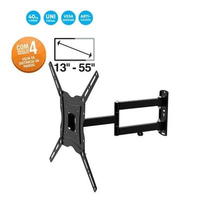 Suporte Tv Articulado Universal Televisao Led Lcd