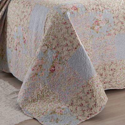Kit Cobre Leito Colcha Casal Boutex Dupla Face - Berlim