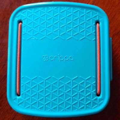 2 Porta Cotonetes Portátil Para Viagem Acessórios com Elástico Interno Azul Crippa Azul