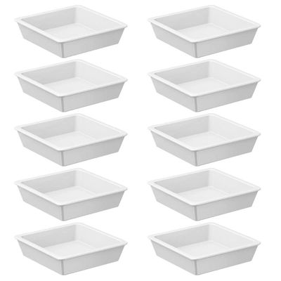 Kit 10 Molheira Para Shoyu 50ml Sushi Pote Porta Molho Japonês Coza Uno Branco