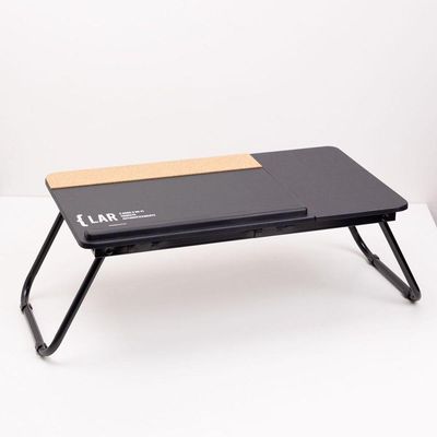 Bandeja Laptop Dobravel Cortica Preta