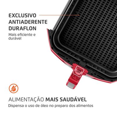 Fritadeira Sem óleo Air Fryer 8 Litros Afn-80-ri Mondial Air Fryer Afn-80-ri 220v/60hz