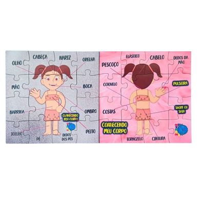 Jogo Montando O Corpo Humano Meninas Com Acessórios
