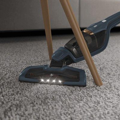 Aspirador De Pó Vertical Sem Fio Electrolux Ergorapido 2 Em 1 Luz Led Até 35 Min Azul ERG28 Bivolt