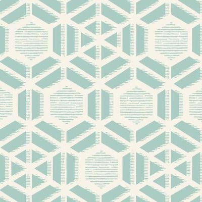 Papel de Parede Capri Geométrico Verde 190512601